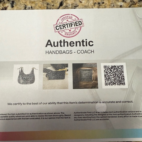 Coach Midnight Black Leather Shoulder Bag - Picture 2 of 4